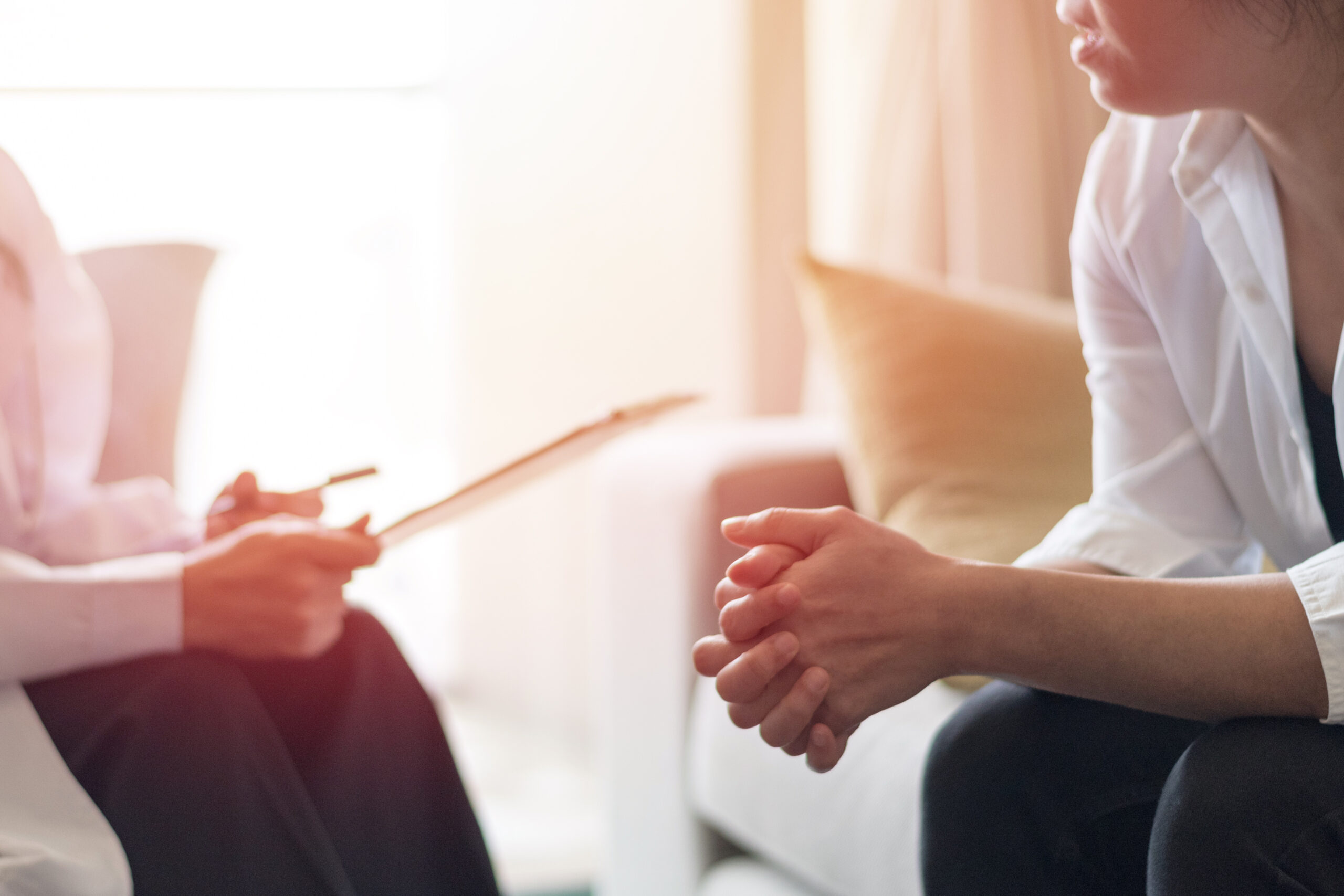 Healthcare concept of professional psychologist doctor consult in psychotherapy session or counsel diagnosis health. professional psychologist doctor